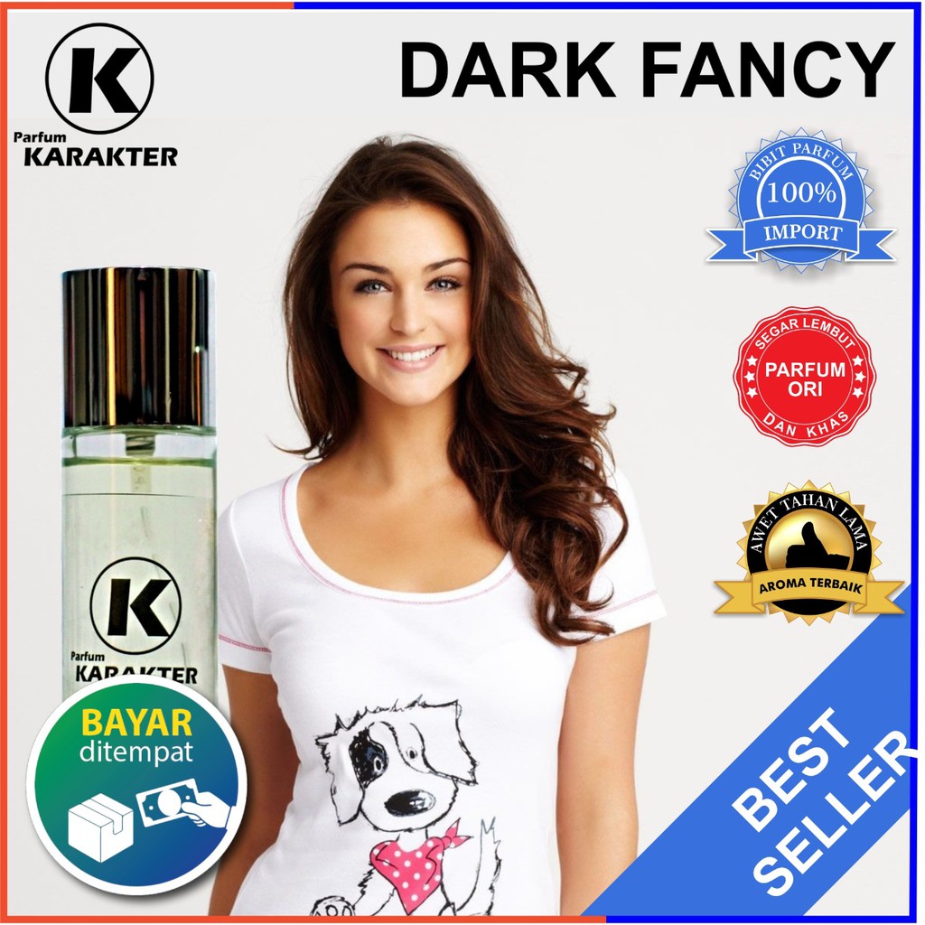 Bisa Cod | Parfum Cewek Dark Fancy | Bibit Parfum Import Wangi &amp; Tahan Lama | Kemasan 30ml