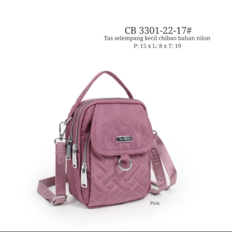 Tas selempang Wanita Slimbag dan Handbag chibao terbaruu.100 ori model.3301-22#