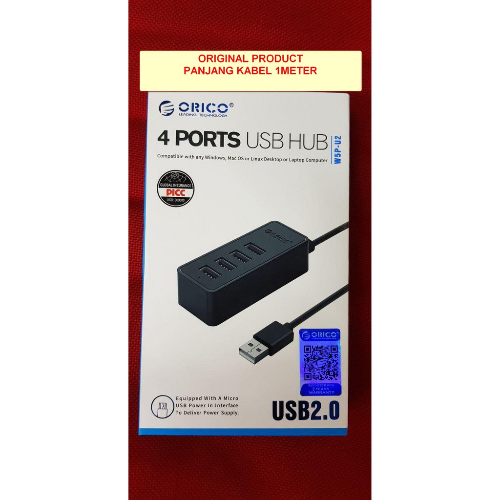 USB Hub 4 Port Orico W5P-U2