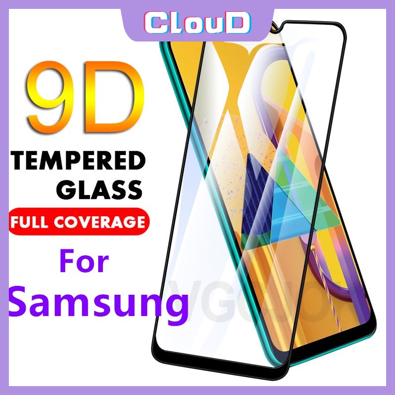 9d Full Cover Tempered Glass Pelindung Layar Samsung A14 A22 A04E A73 A04s A12 A03 A03s A01 A13 A52 A72 A02s A31 A11 A21s A71 A51 A50 A50s A30s M22 A04 A20s A10s A10 A20 A30 M12