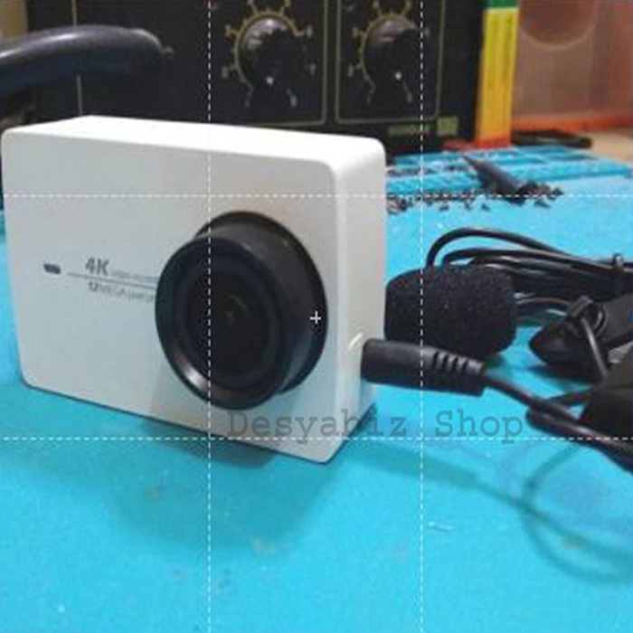 Jack 3.5mm Action Cam Yi 4K Modifikasi Eksternal Mic