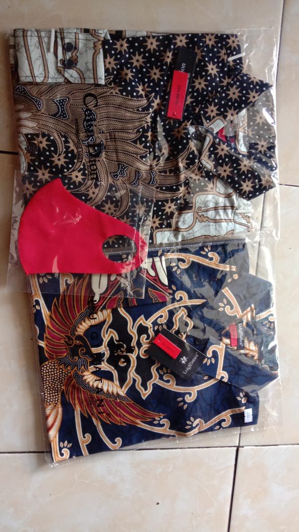 Size Xxl //batik Cowok //batik Slimfit //batik Premium //batik Lengan Panjang Lbl 668