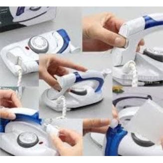 Setrika Uap mini Lipat / Setrika Lipat Steam Iron Traveling Maxhealth