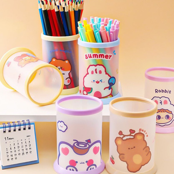 tempat alat tulis pen pensil kartun cartoon pen holder stp044(4E2)