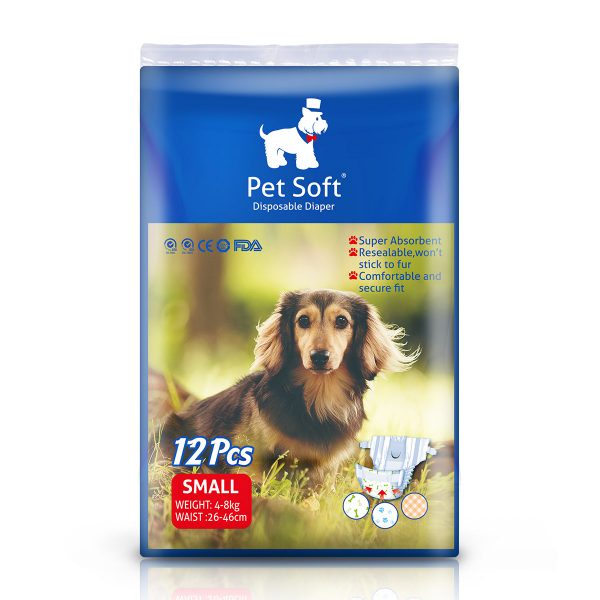 Pet Soft Diaper S Popok Anjing Kucing Hewan Peliharaan Pampers Diapers