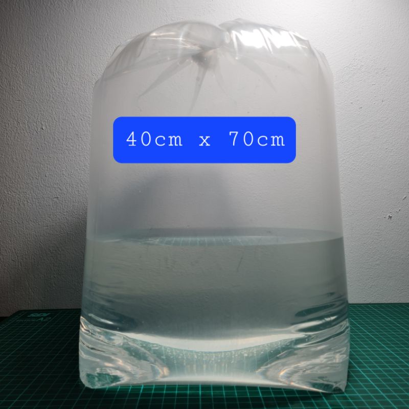 PLASTIK PACKING IKAN TEBAL PLASTIK IKAN PREMIUM BAHAN PE 40X70 cm