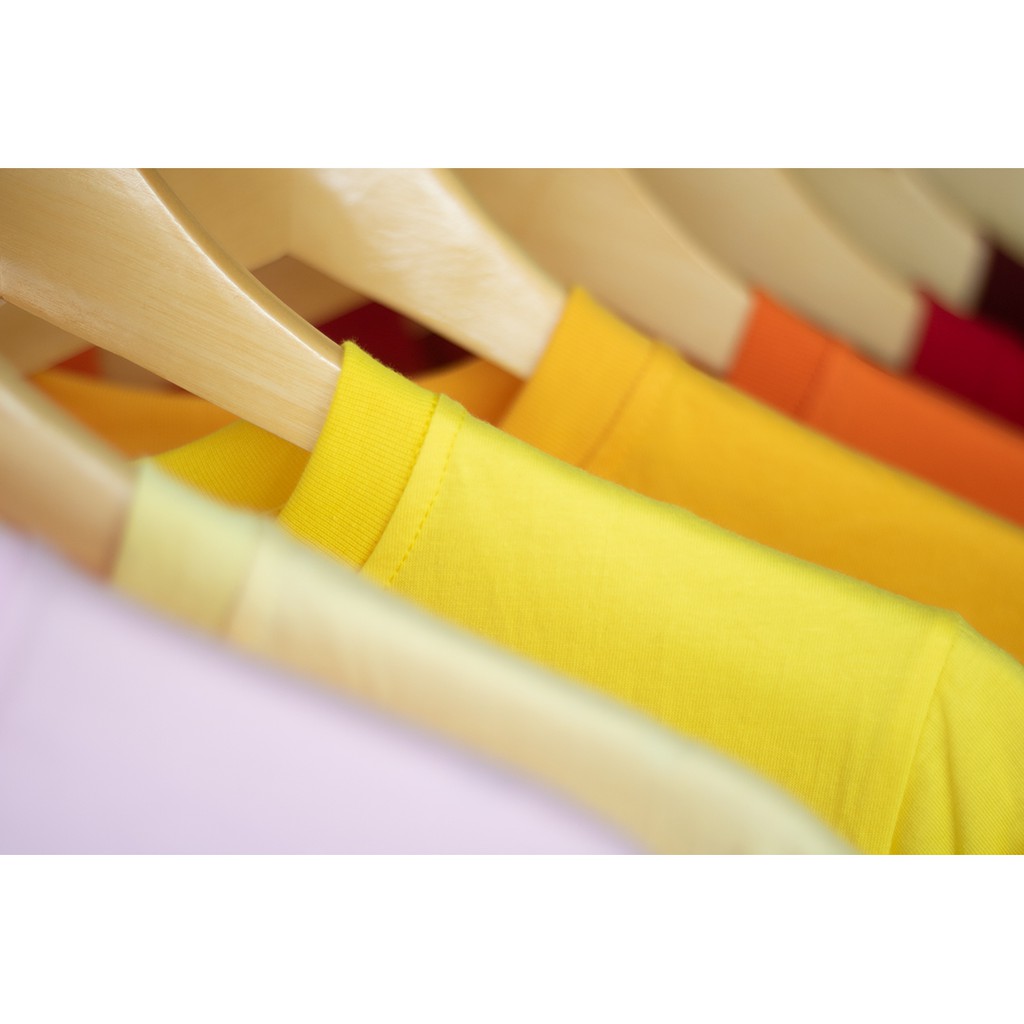 Crewneck T shirt 24s Kuning Mangga Kuning Cerah Kuning Crewneck T shirt 24s Kuning Mangga Kuning Cerah Kuning