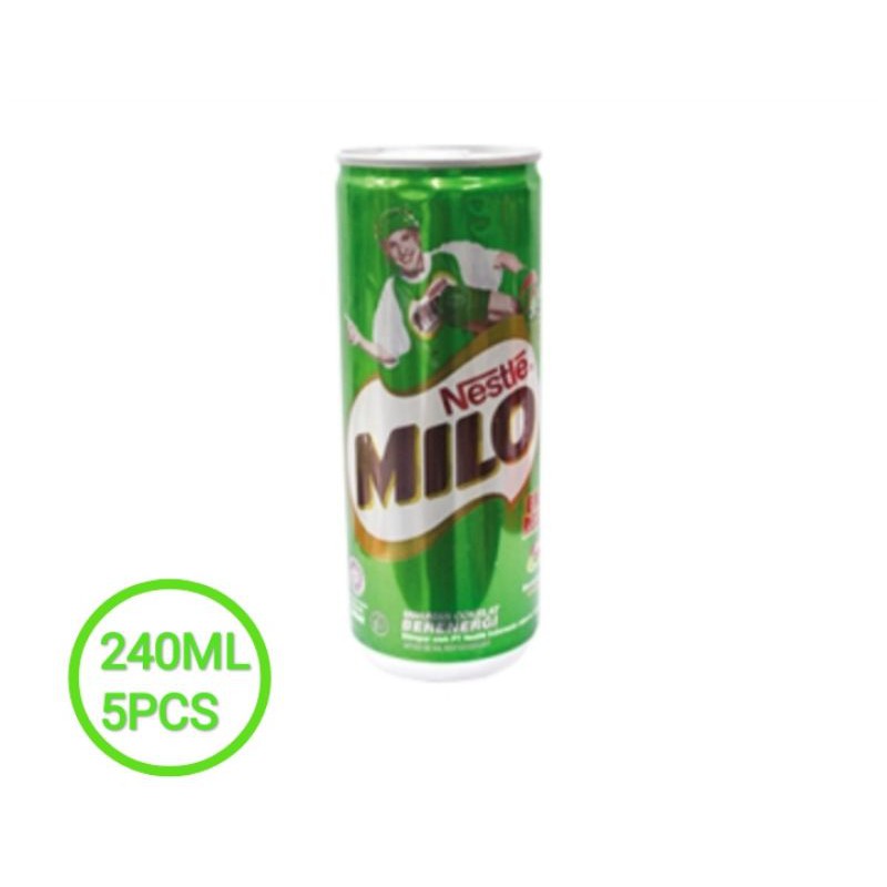 

NESTLE MILO Minuman Cokelat Berenergi 240ML~ 5PCS
