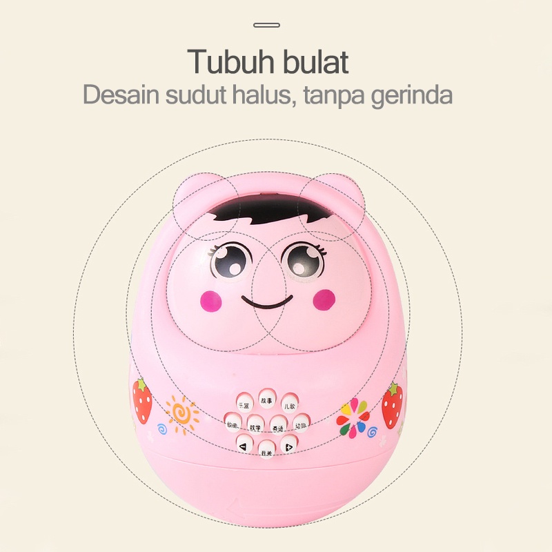 Tumbler mainan musik/Mainan bayi/Mainan Musik Bayi Lucu (B268)