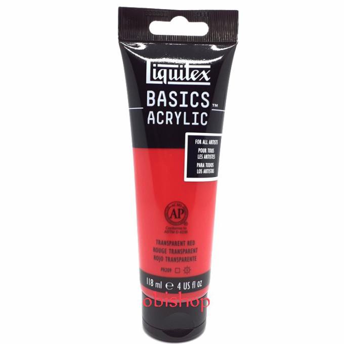 

SALE CAT AKRILIK LIQUITEX BASICS ACRYLIC 118ML TRANSPARENT RED PERALATAN MELUKIS ART SET MENGGAMBAR