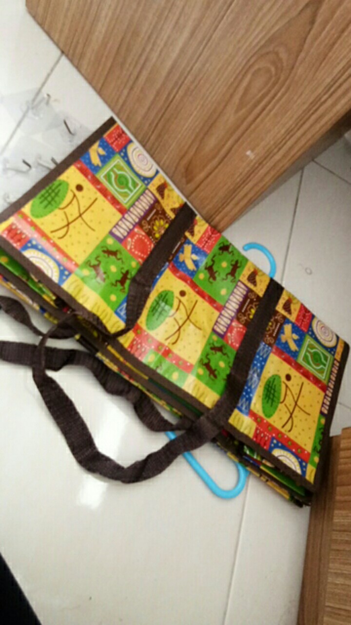 Storage (size Medium) / Tas Belanja Karung Terpal Traveling
