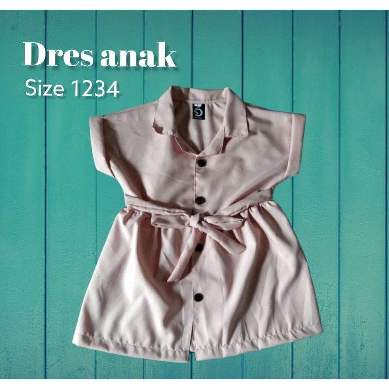 DRESS ANAK BALITA USIA 6 BULAN-4 TAHUN/DRESS ANAK/PAKAIAN ANAK PEREMPUAN