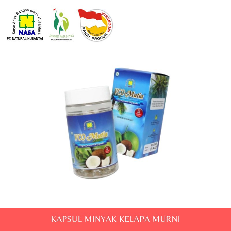 

Jual Produk VCO Kapsul Mutia NASA - Virgin Coconut Oil - Minyak Kelapa Murni - Menjaga Kesehatan