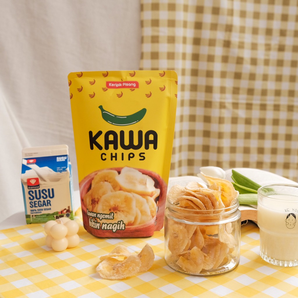 

Kawa Chips Susu Keripik Pisang - Gurih & Renyah I Kripik Pisang Susu