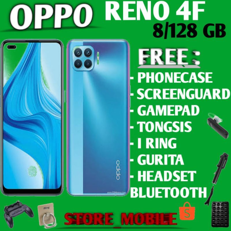 OPPO RENO    4F 8/128 RAM 8GB ROM 128GB GARANSI RESMI