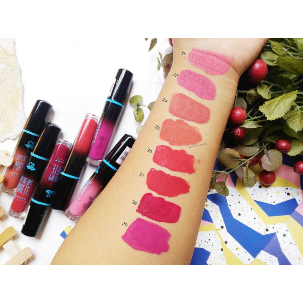 Ql Matte Lip Cream (Dengan Warna baru)