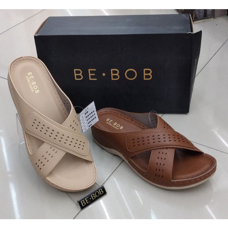 Sandal Wanita Model Slop Cantik Bahan Ringan Be-bob