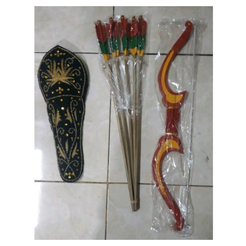 Kostum Tari Arjuna - Satu Set Kostum Wayang Orang Arjuna