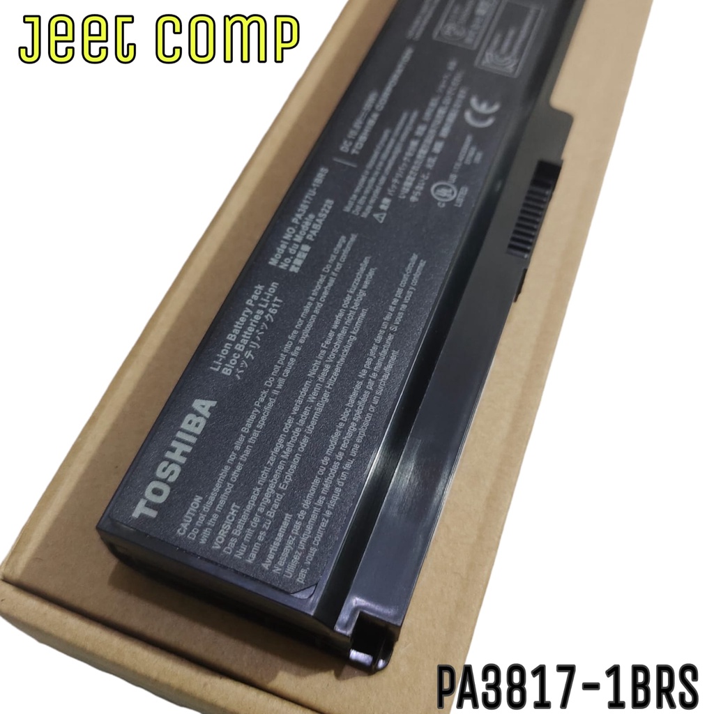 Baterai Laptop Toshiba Satellite L745 L740 L735 L730 L700 L645 L640 L635 L600 C650 C645 C640 C600 PA3817 Original