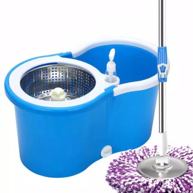 SPIN MOP ALAT PEL Pembersih Lantai Super Rotary Kleaner Tornado Mop