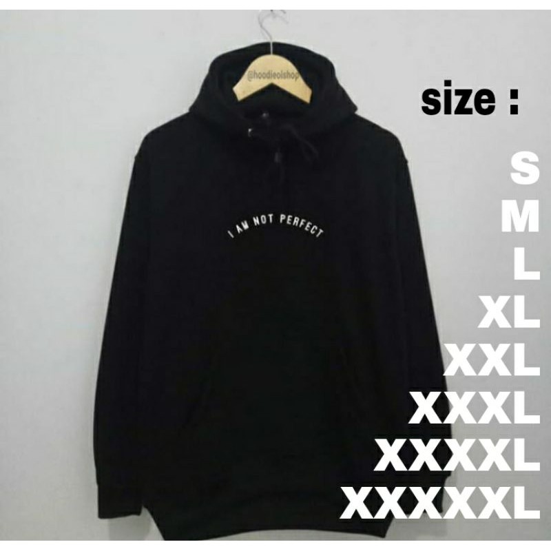 Jaket Cowok BIGSIZE S - XXXXXL(6XL)/ Hoodie I'M NOT PERFECT JUMBO / SWEATER OBLONG DISTRO PRIA WANITA 5XL 4XL 3XL 2XL XL XL L M