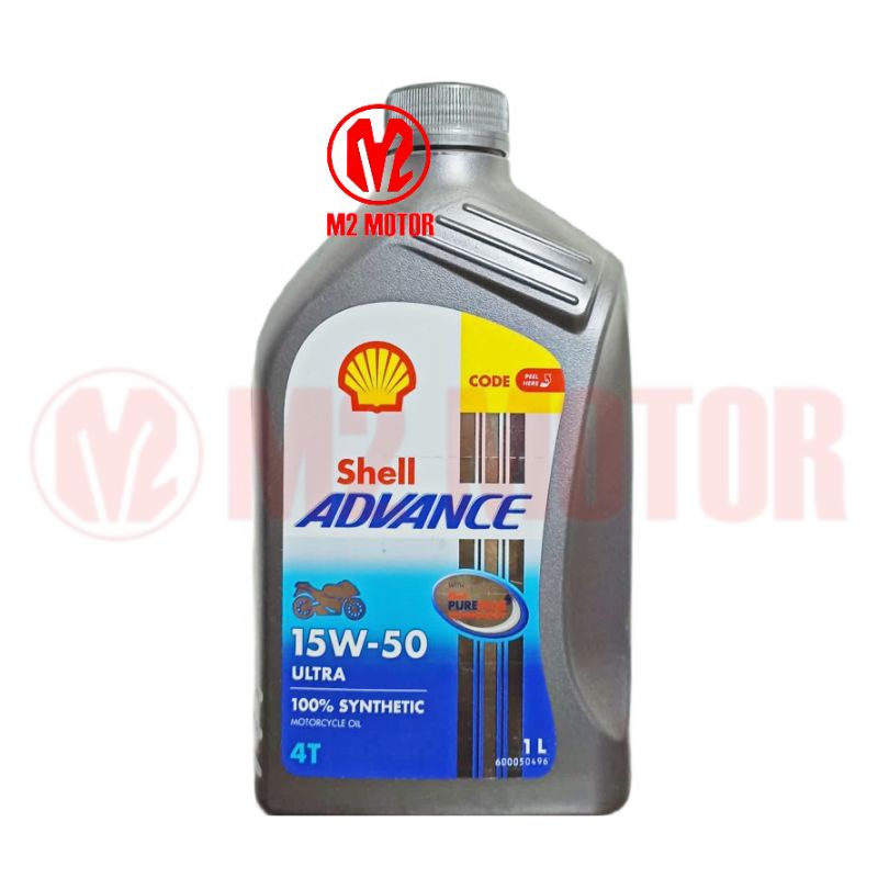 OLI SHELL ADVANCE 15W50 4T ULTRA RACING 1LITER