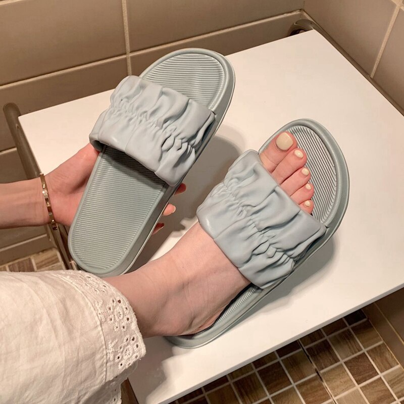 Sandal Kerut Wanita SORAYA Selop Jelly V202 S6 / Sandal Wanita Terbaru 2022