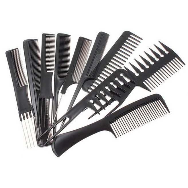 10PCS Sisir Rambut Salon Hair Comb || Perawatan Alat Kecantikan Wanita Barang Unik Murah Lucu - YS-254