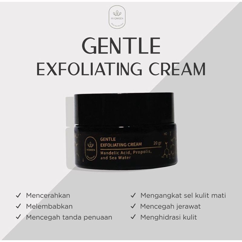 [DISTRI RESMI] HIQWEEN GENTLE EXFOLIATING CREAM [BPOM]