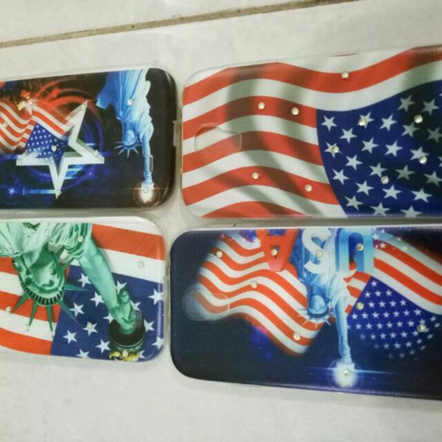 Softcase flag diamond samsung S4