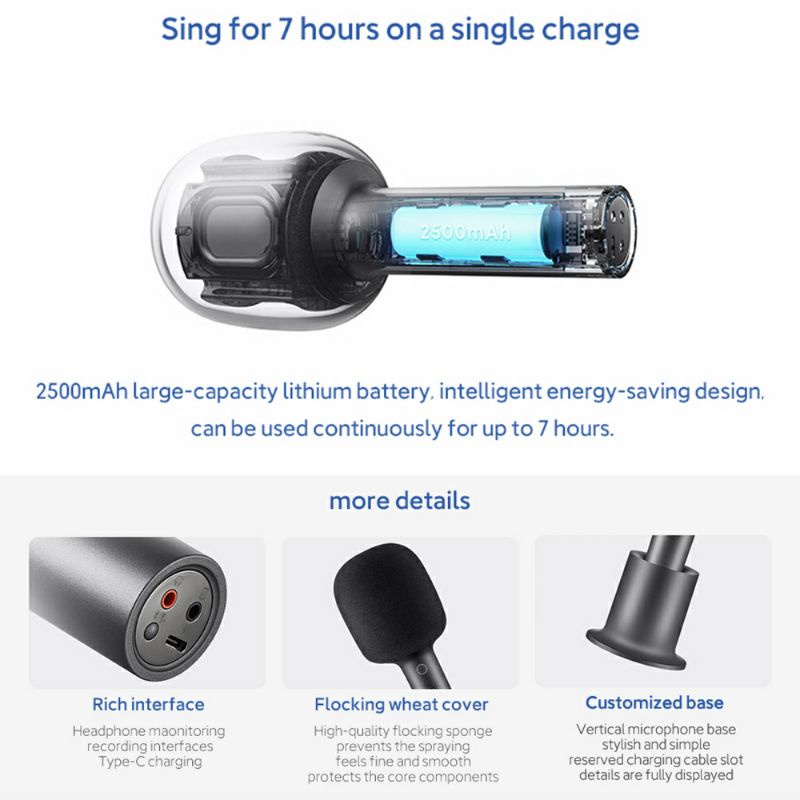 Mi Karaoke Microphone Wireless Bluetooth