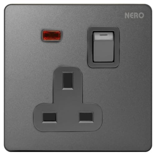 CASA Stop Kontak AC Grey | Stop Kontak AC NERO X2 Grey