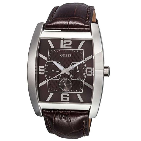 Guess Men's W80009G2 Power Broker Brown Dial Watch ORIGINAL
