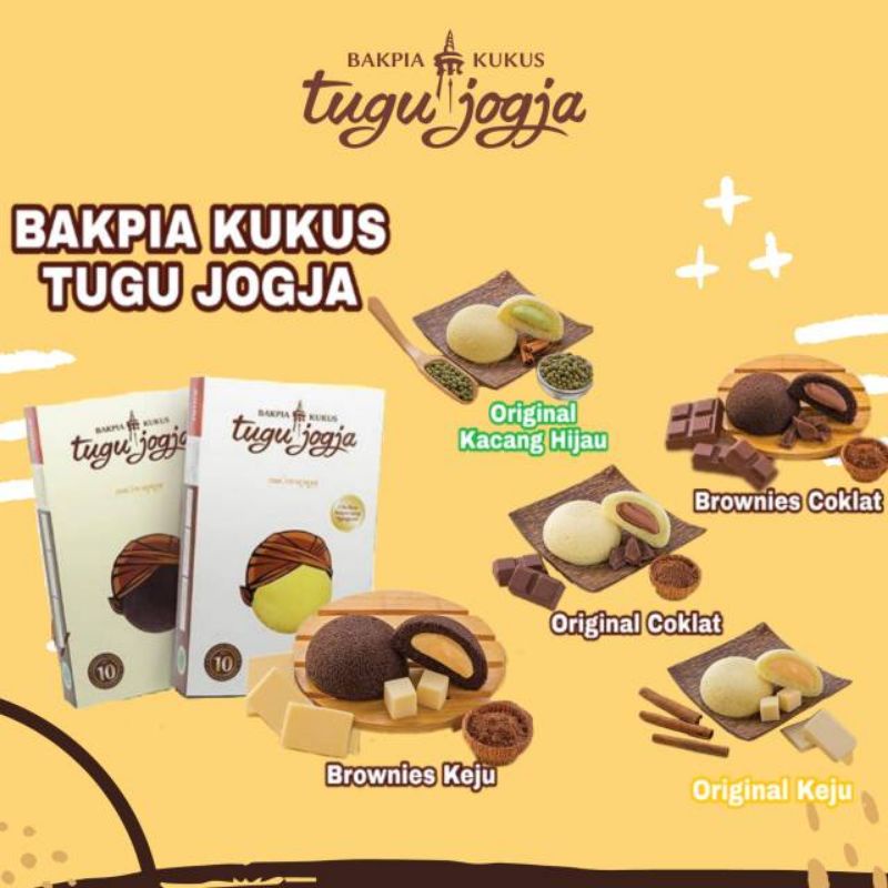 

ORIGINAL Bakpia kukus TUGU JOGJA isi 10