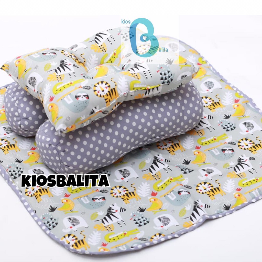 PERLENGKPAN BAYI TERMURAH / SOFA MULTIFUNGSI KASUR BAYI / ALAS STROLLER / BANTAL DOT / BANTAL PEYANG