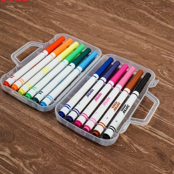 

Promo - Color Pen Pulpen Pena Warna Joyko CLP-04 12 Warna Colors Washable ,.