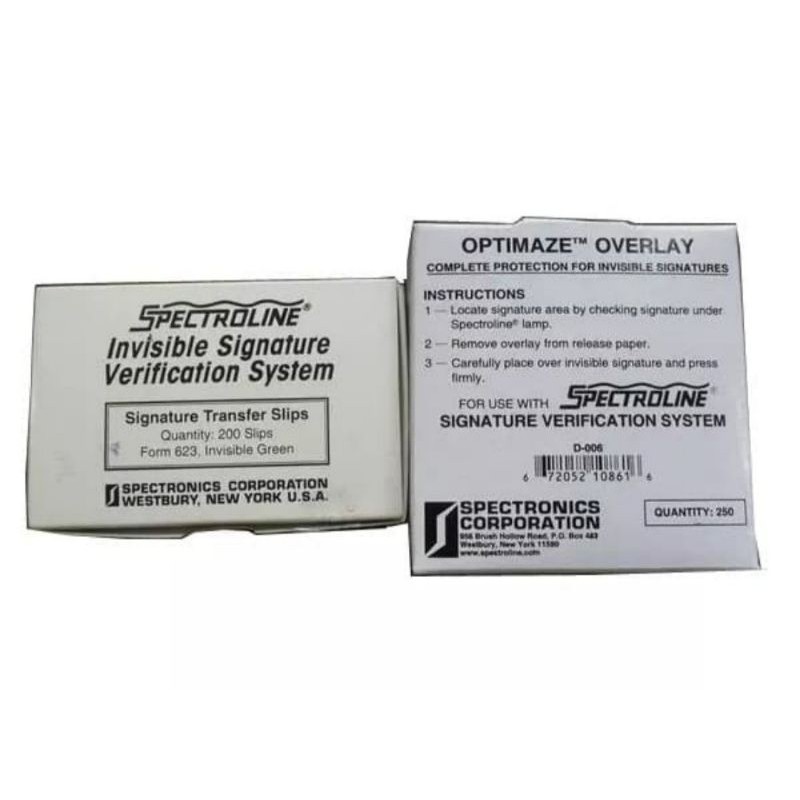 

SPECTROLINE ORIGINAL | SIGNATURE DAN OVERLAY | SIGNATURE | OVERLAY | ANEKA JAYA COMP87
