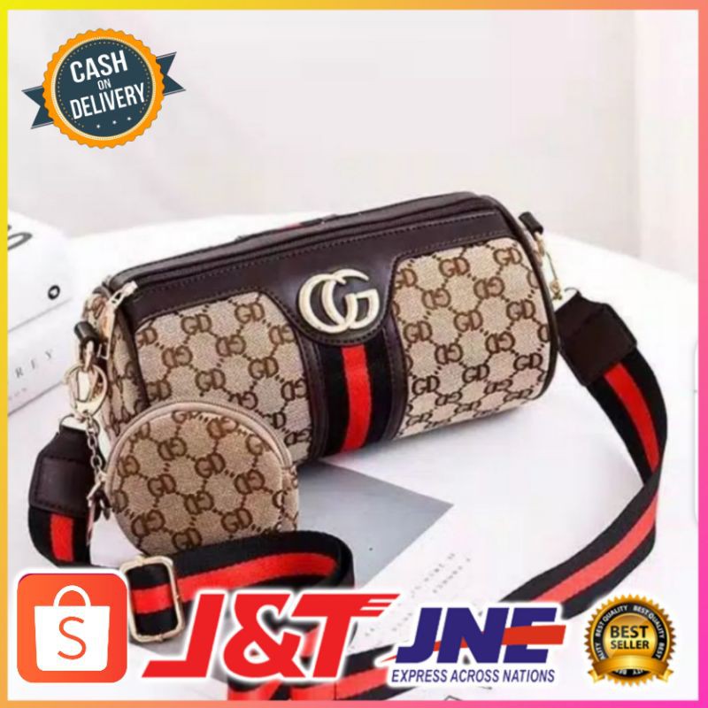 TAS WANITA SELEMPANG CG CAPSULE/TAS WANITA SLING BAG/TAS SELEMPANG IMPORT/TAS MURAH JAKARTA#100182
