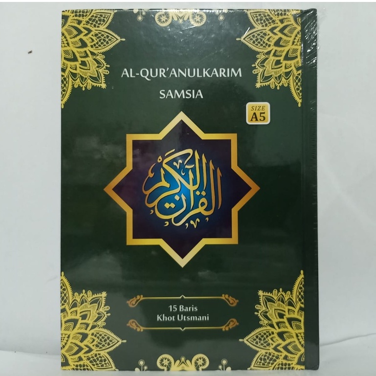 Al Qur'an Khot Usmani 15 Baris Tanggung A5