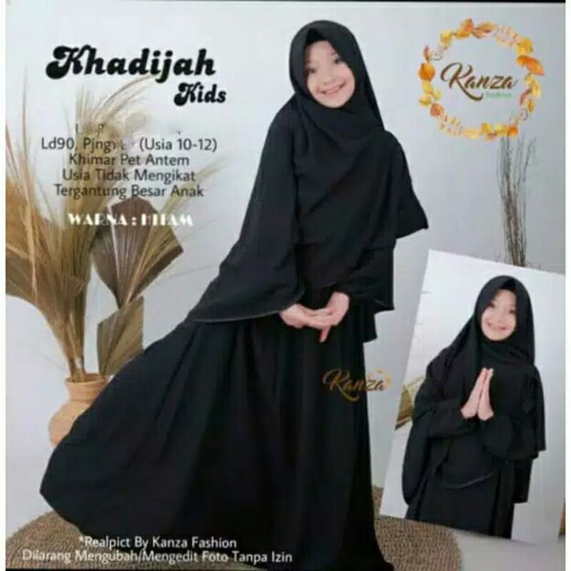 TGH Khadijah Anak Syari set Khimar Part 2