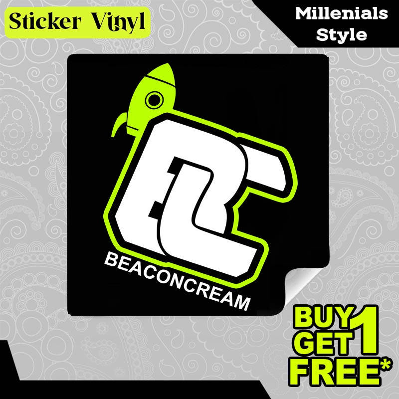 

Stiker Sticker Beaconcream Rocket Logo Gambar Unik Desain Keren dan Kekinian Aesthetic Bahan Vinyl Satuan Anti Air