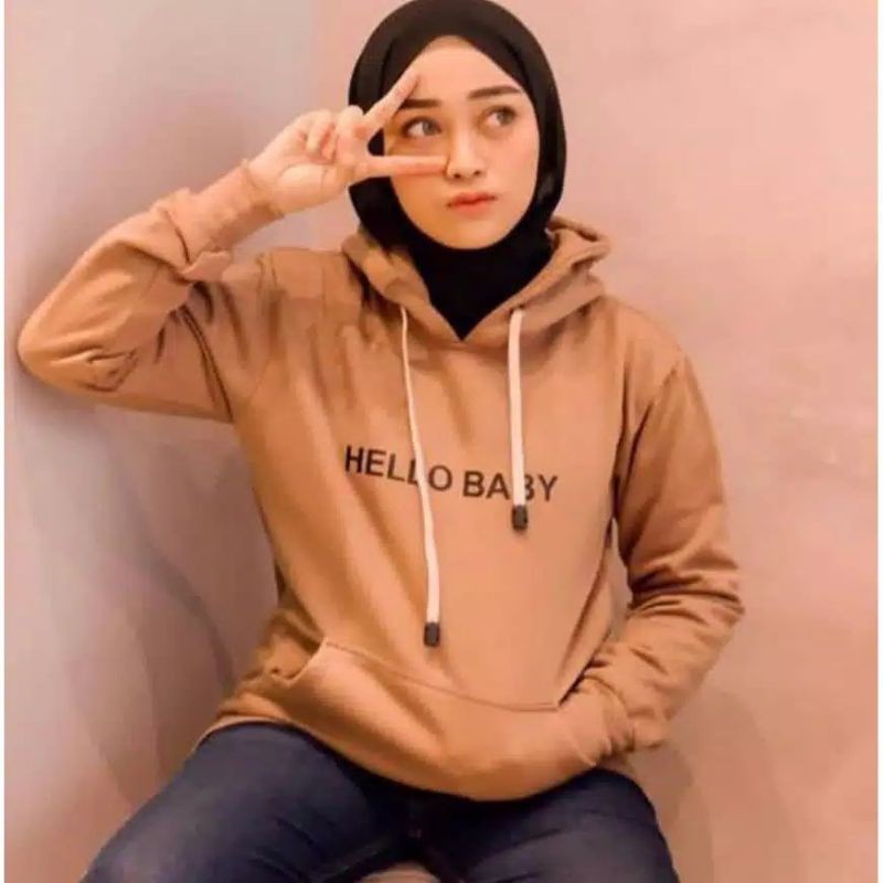 HELLO BABY || SWETER HOODIE MURAH #HB