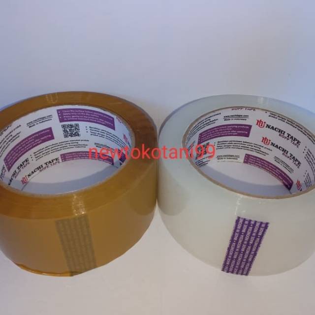 Isolasi dus plakban lakban opp NACHI 2" 2inch 48 mm x 100