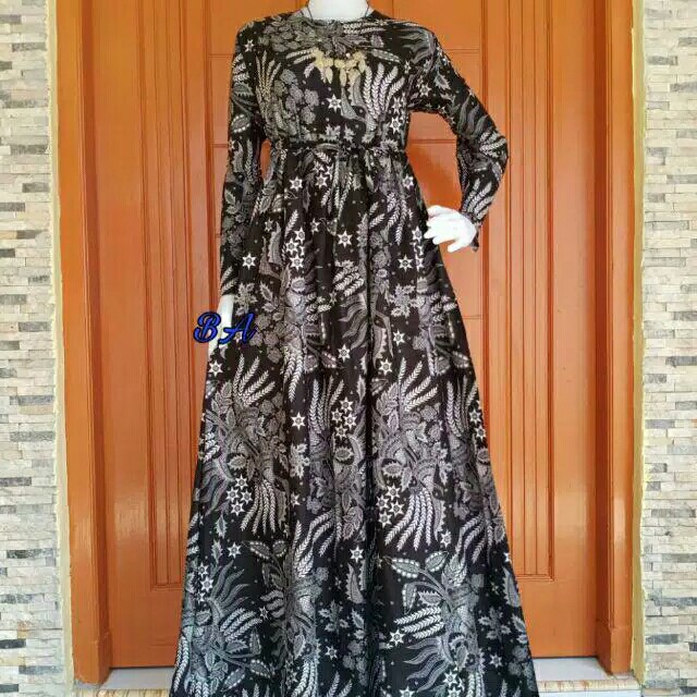 Gamis Batik Motif Terbaru