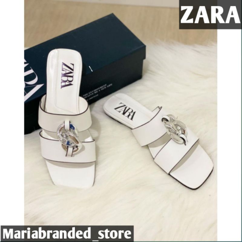 SANDAL FLAT WANITA / SLIP SANDAL WANITA / SANDAL WANITA / SANDAL ZARA / SANDAL BRANDED IMPORT ORI