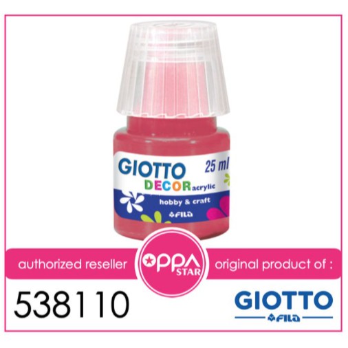 

Cat Akrilik Giotto Decor Acrylic Paint 25ml MAGENTA - 538110