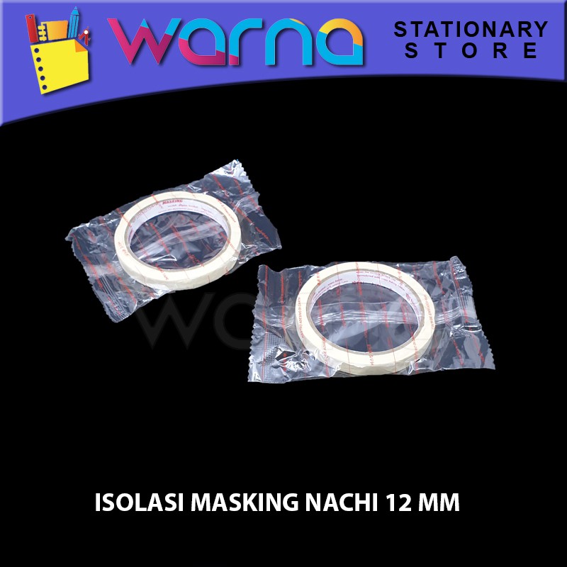 

ISOLASI MASKING TAPE SOLASI KERTAS NACHI 12 MM