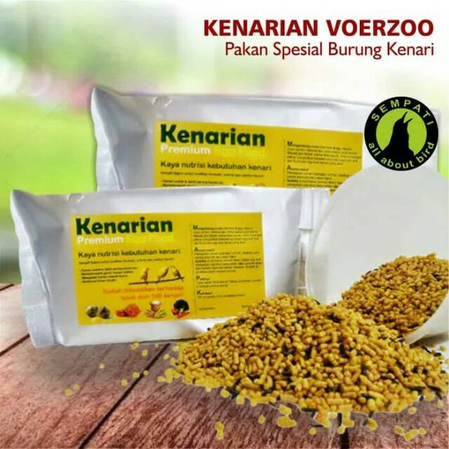 

PAKAN KENARIAN PREMIUM VOERZOO UNTUK BURUNG KENARI JUARA