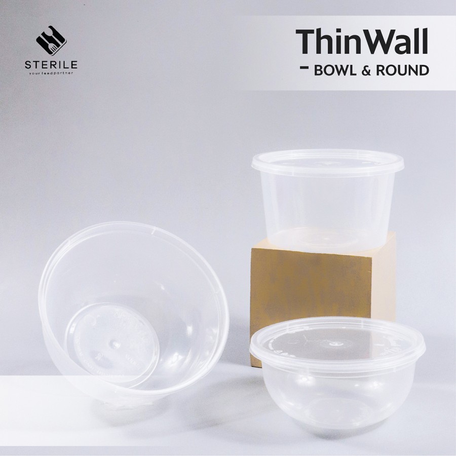 cup puding 200 ml / mangkuk plastik 200 ml thinwall / bowl 200 ml