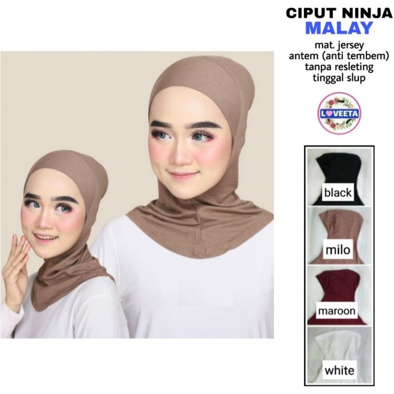 CIPUT NINJA JERSEY CIPUT ANTEM INNER a86 CIPUT HIJAB INNER HIJAB CIPUT INNER DALAMAN CIPUT WANITA IN